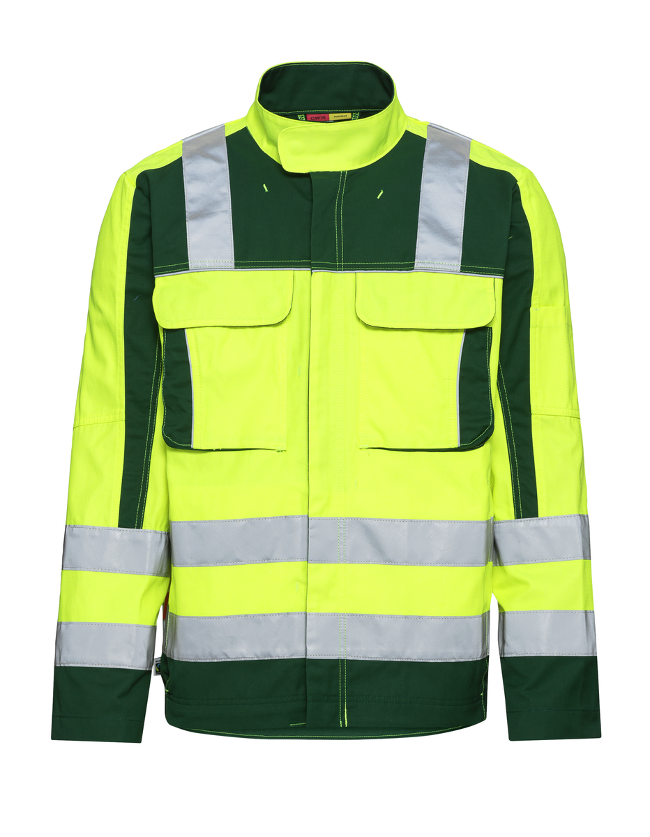 High Vis Yellow / Dark Green