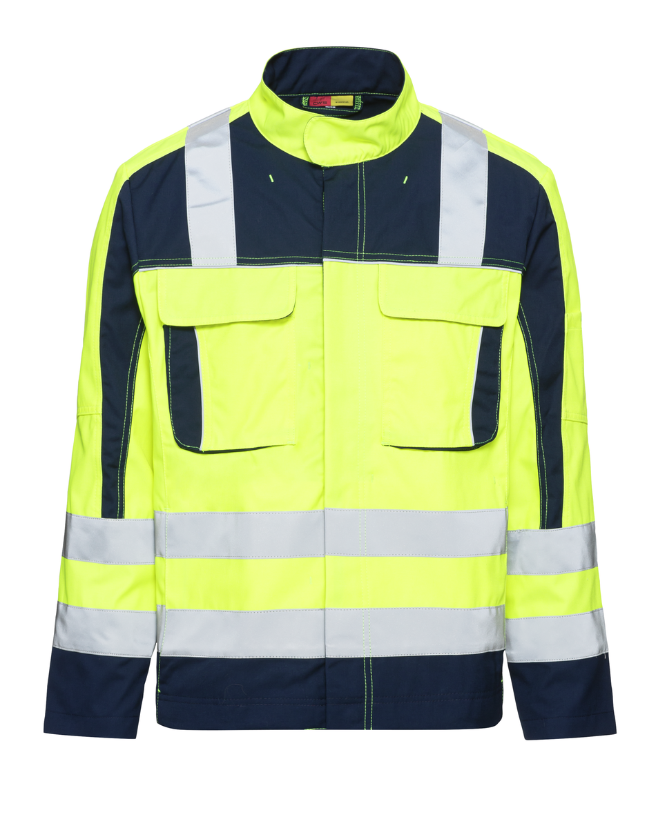 High Vis Yellow / Dark Blue