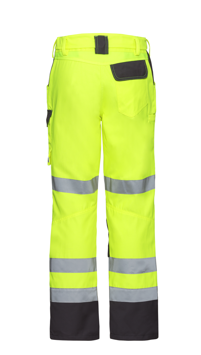 CWS Pro Line HighVis: Trousers High Vis Yellow/Darkgrey w. Kneepad Pockets view 6