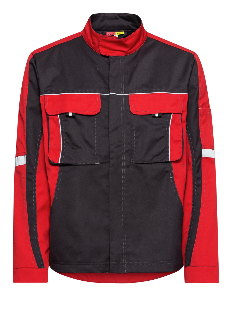 Dark Grey / Red