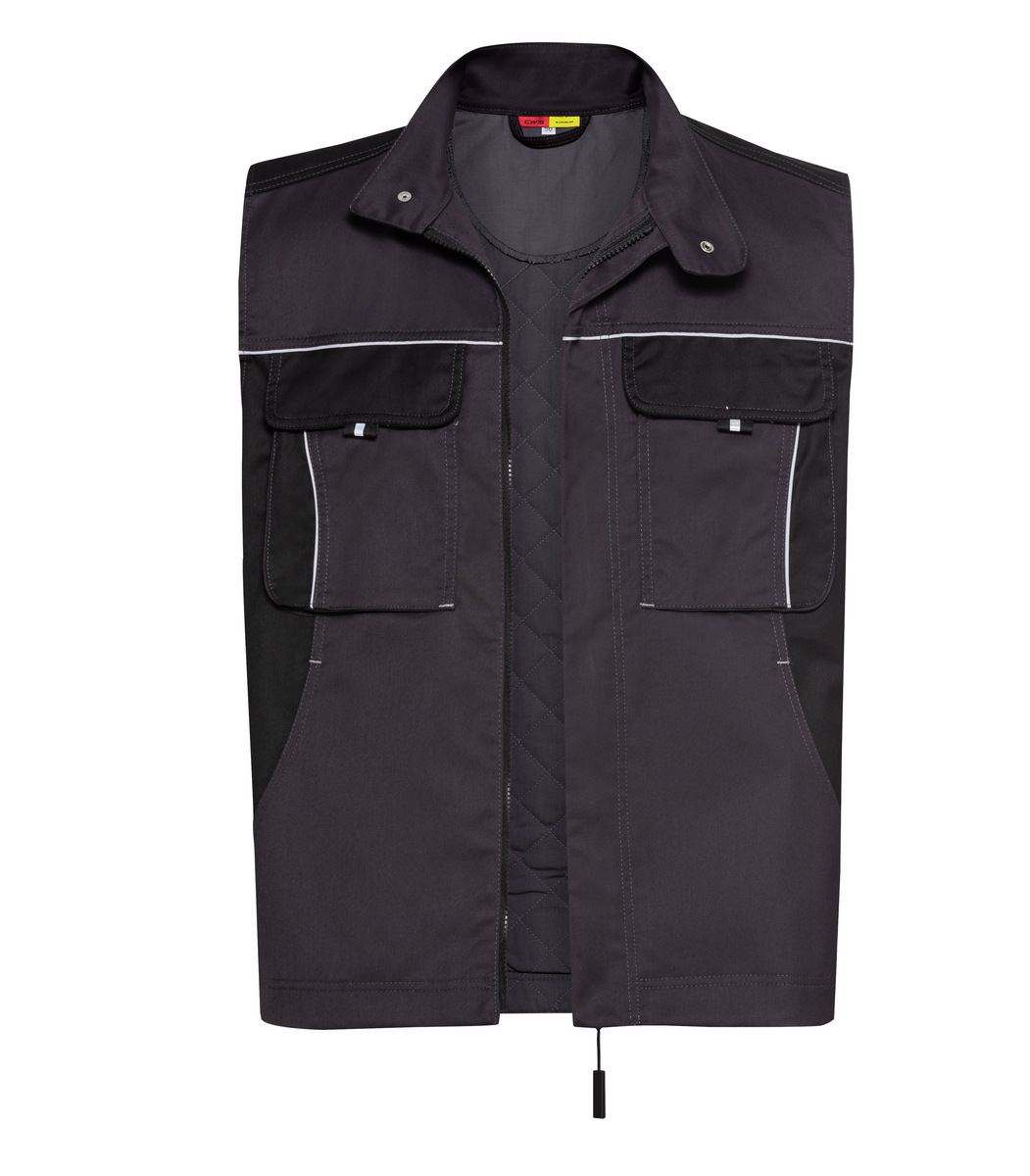CWS Pro Line: Work Vest Darkgrey/Black view 2