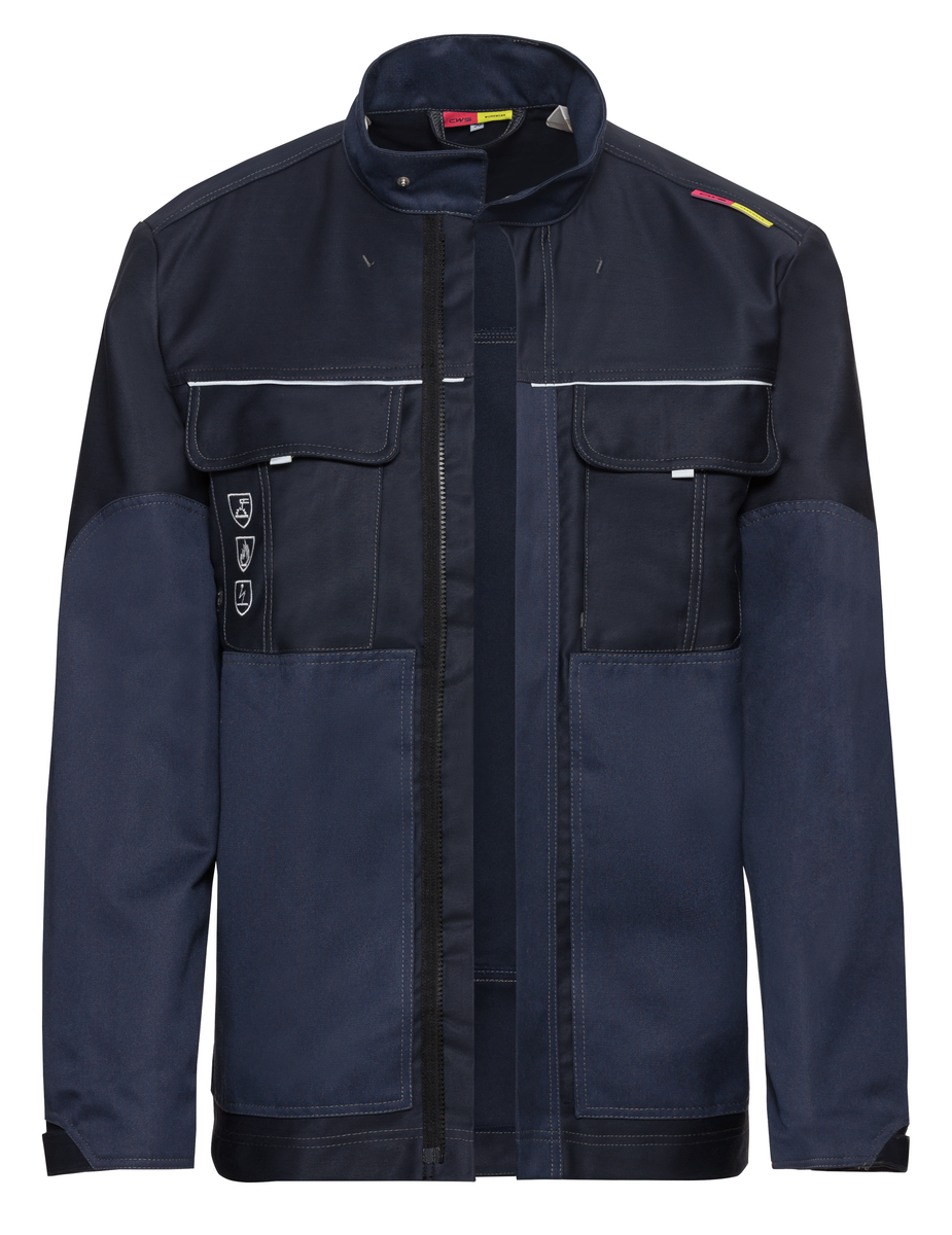 CWS Pure Welding 2: Work Jacket Darkblue/Darkblue view 6
