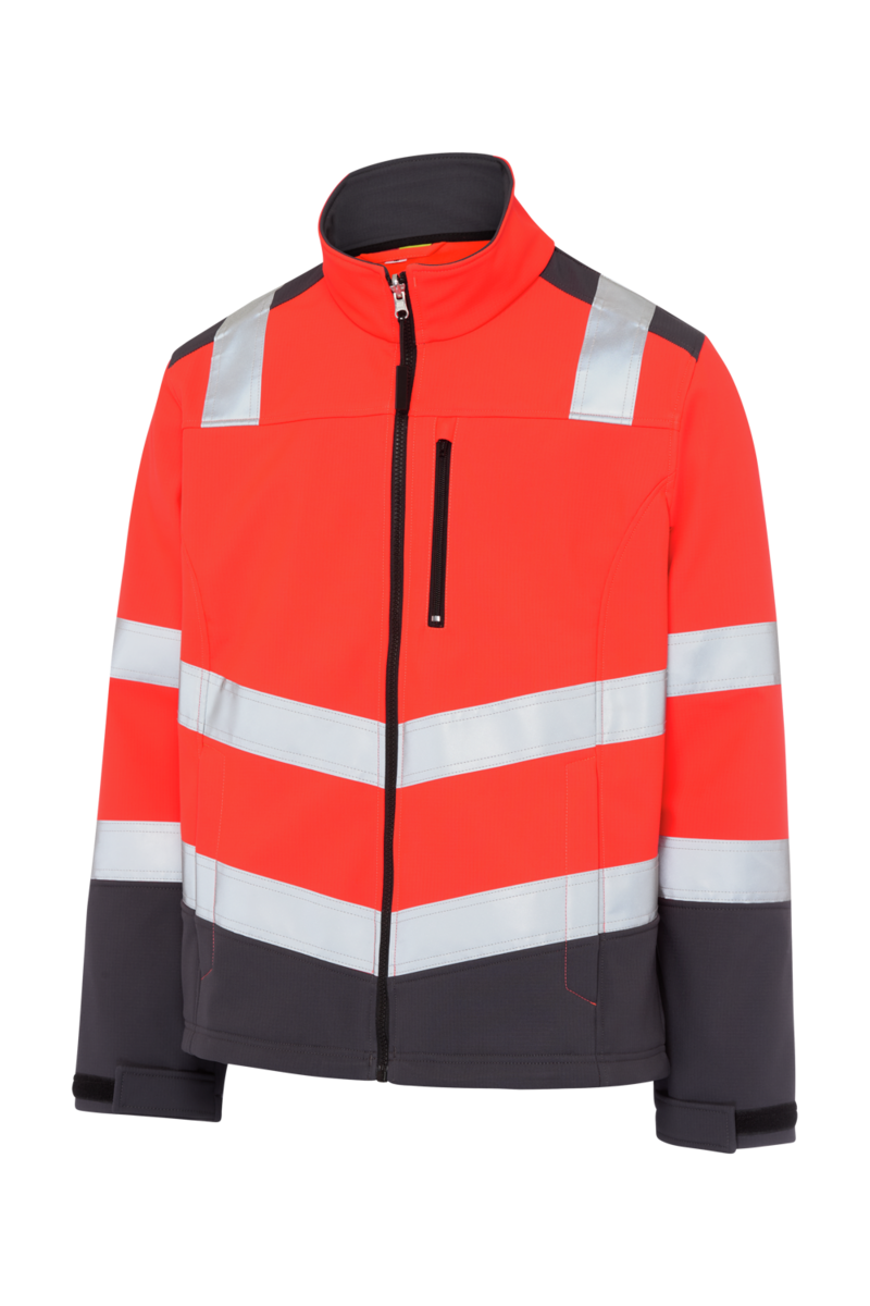 Rdeča barva High Vis / Temno siva