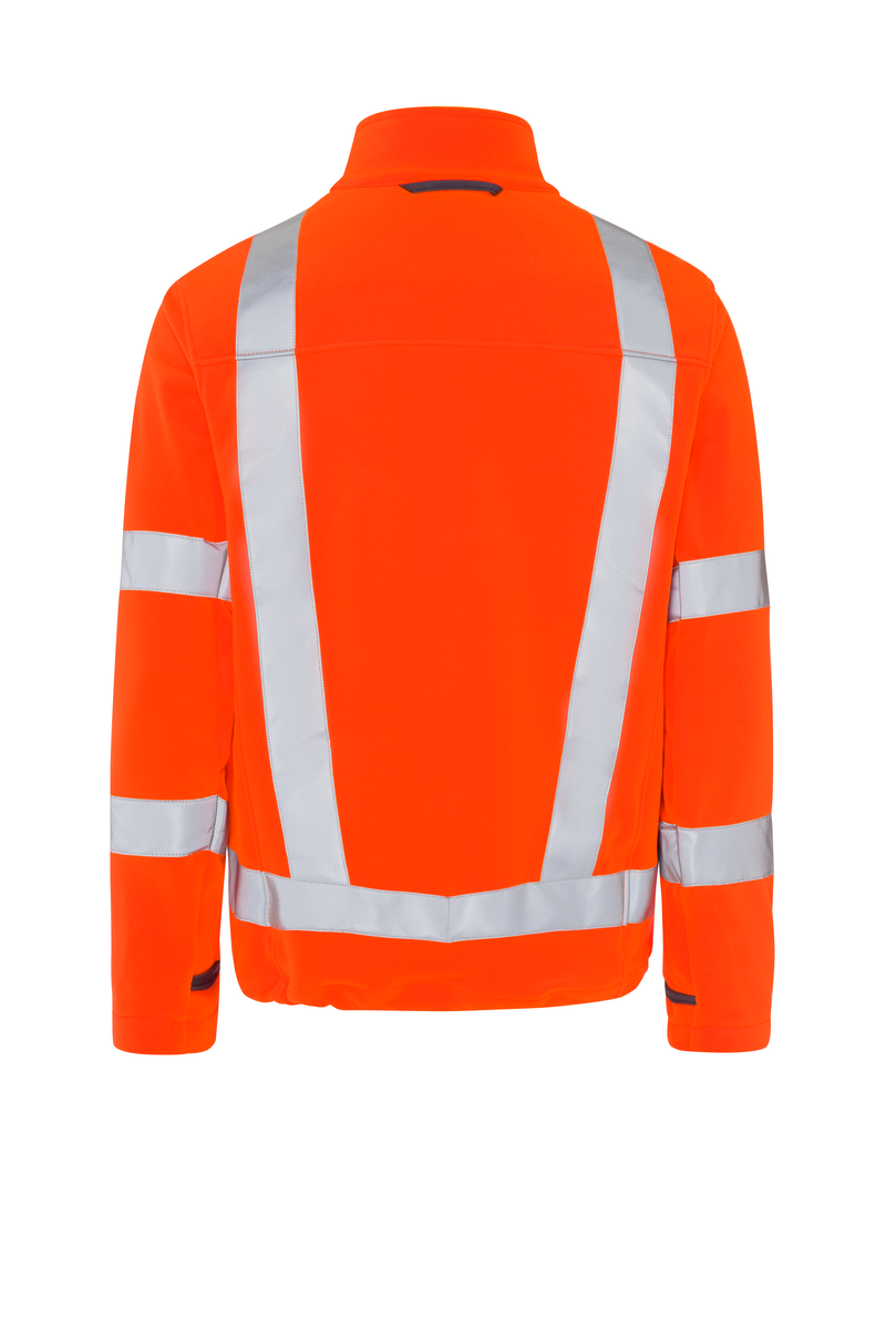 Fleece jacket high vis orange LSL view 6