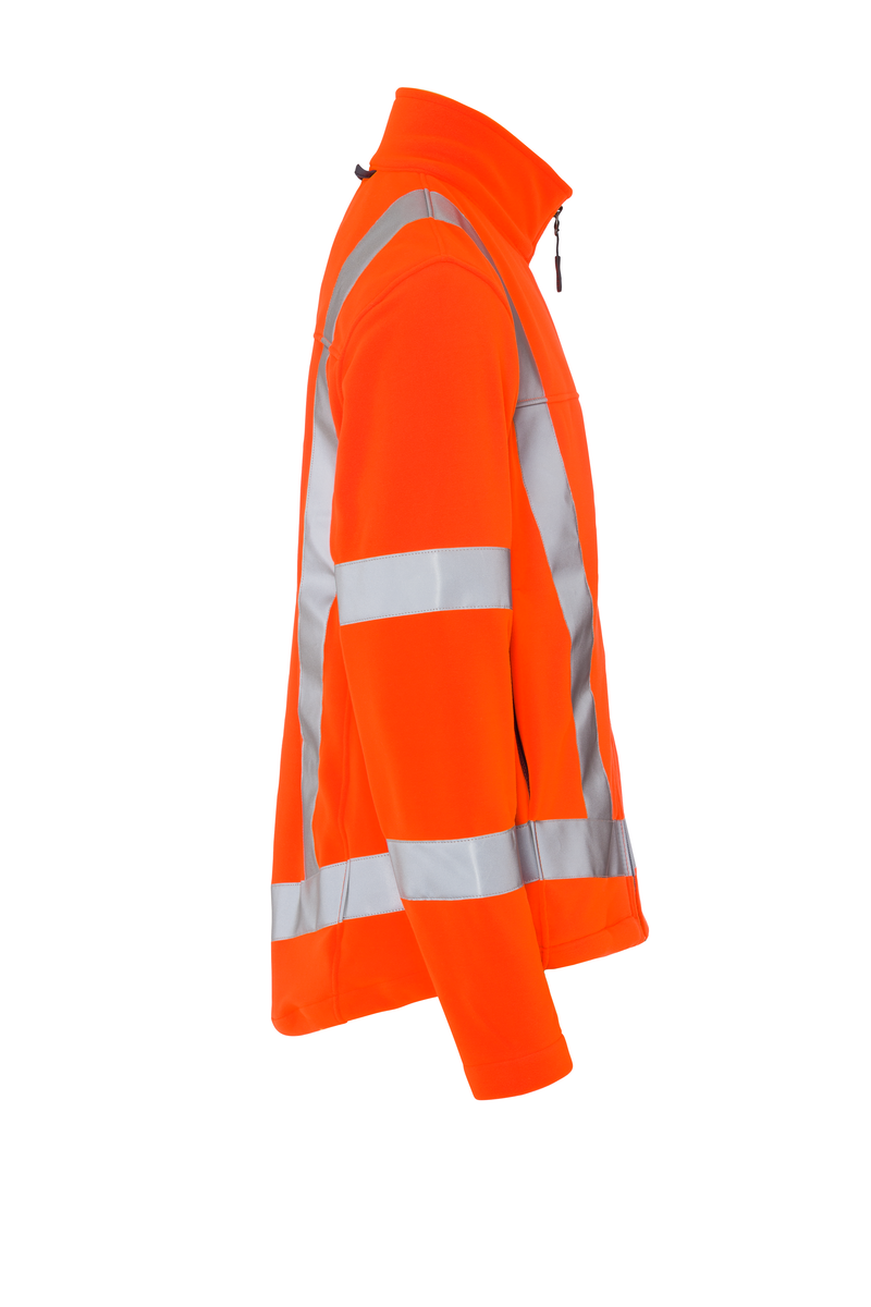 Fleece jacket high vis orange LSL view 7