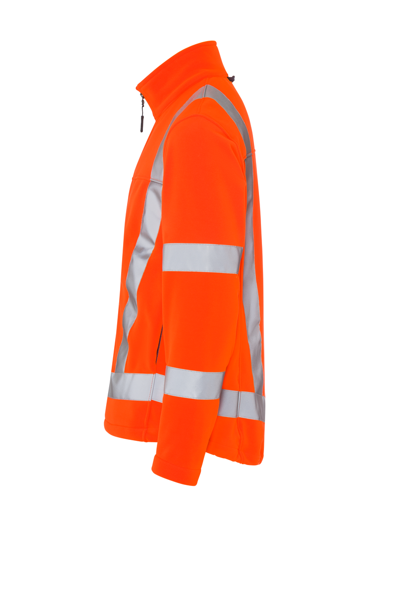 Fleece jacket high vis orange LSL view 8