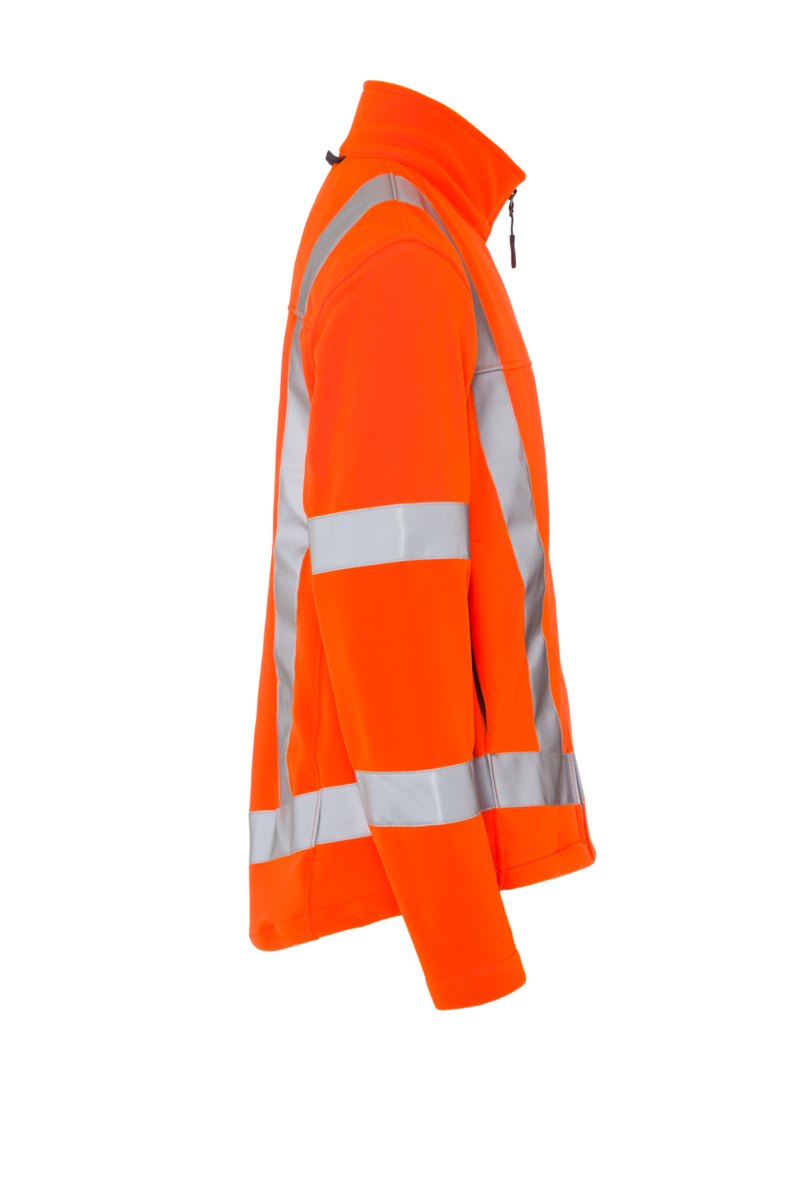 Fleece jacket high vis orange LSL view 2