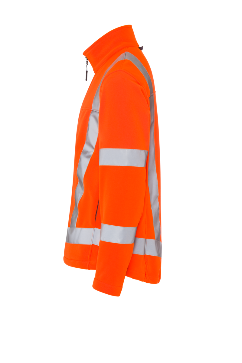 Fleece jacket high vis orange LSL view 12