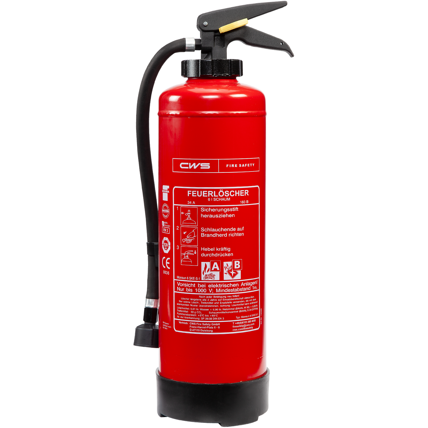 Foam fire extinguishers 