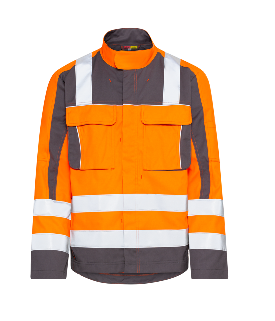 CWS Pro Line HighVis Work Jacket High Vis Yellow/Darkgrey CWS