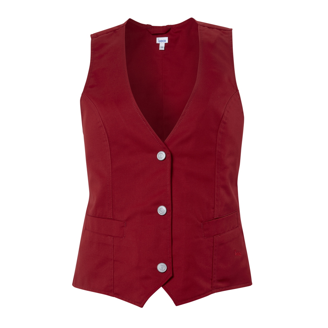 Gilet d affaires dame Amalfi Line rouge fonc CWS