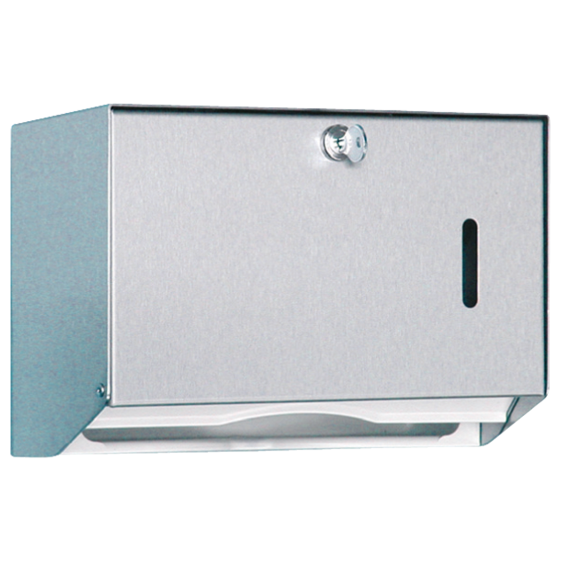 CWS Universal folding paper dispenser 250 MediLine type 820 stainless steel fine brushed
