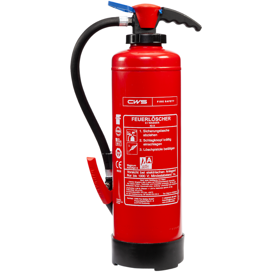 Water fire extinguishers 