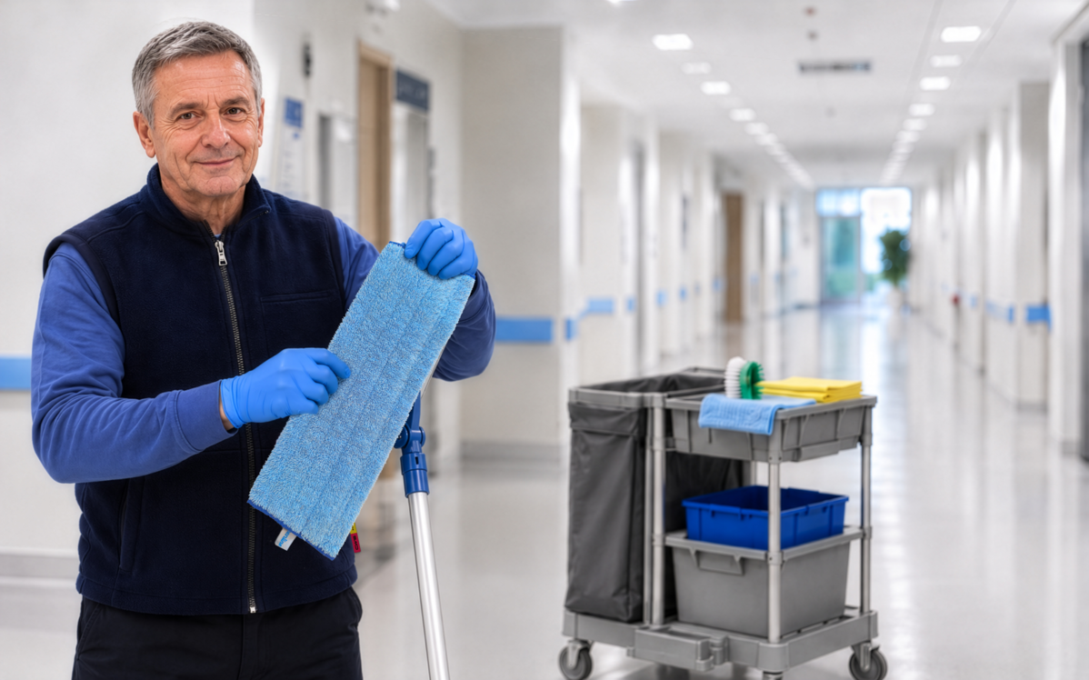 Kleenline Reinigung im Flur