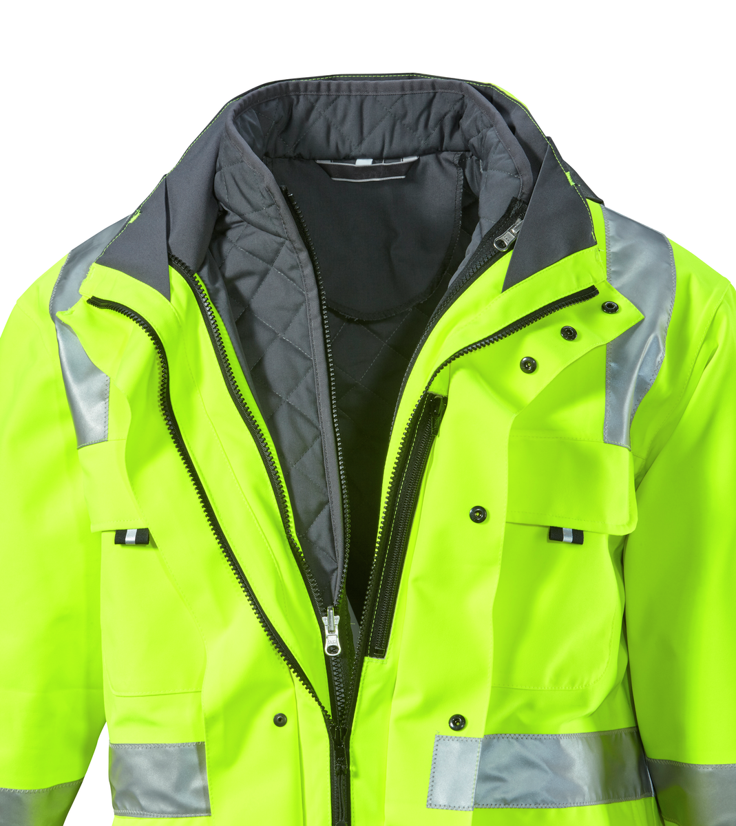 High Vis Yellow / Dark Grey